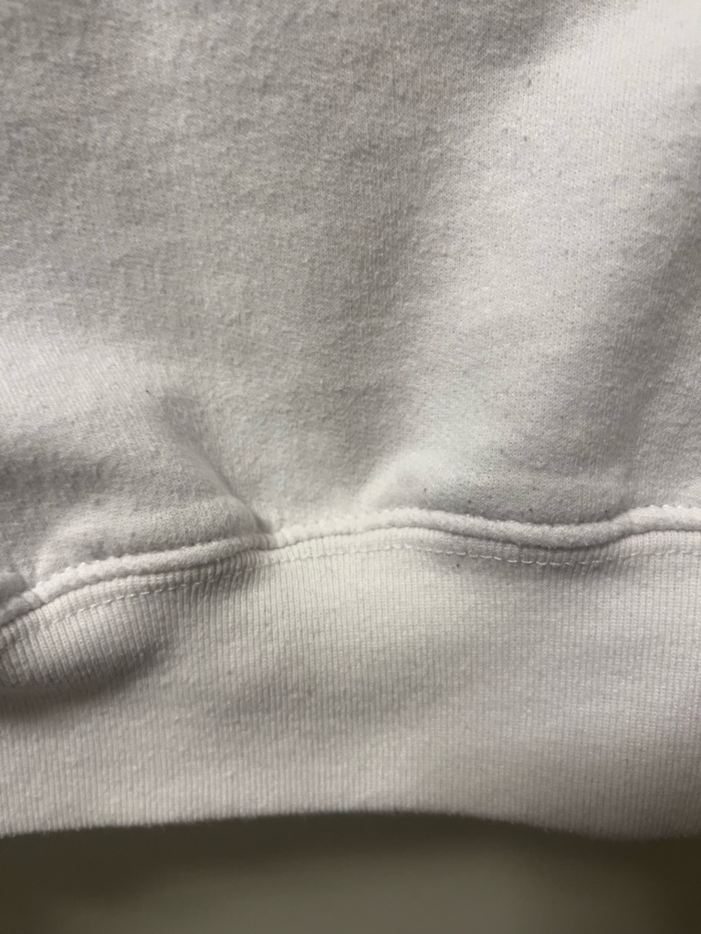 Disney White Sweatshirt with Denim Mickey Light and Dark Blue Accent. Size Small - Picture 6 of 6
